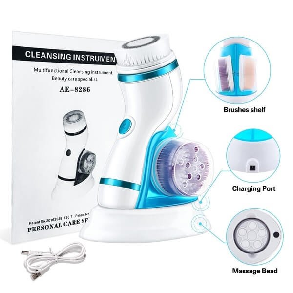 Facial Cleansing Brush 4 in 1