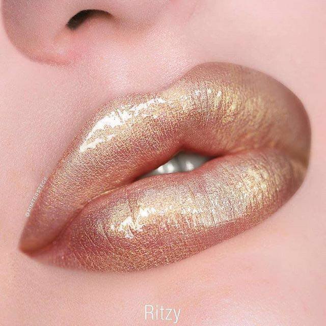Huda Beauty Matte Lipstick – RitzY(GOLD) Full Size