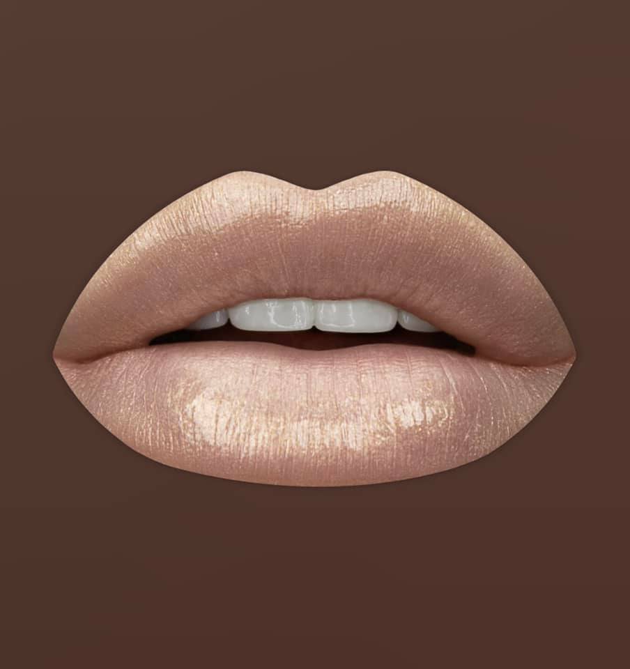 Huda Beauty Matte Lipstick – RitzY(GOLD) Full Size