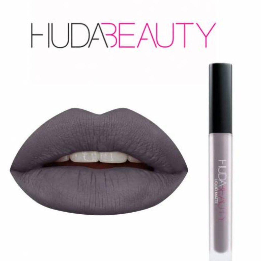 Huda Beauty Matte Lipstick – SILVER FOX Full Size